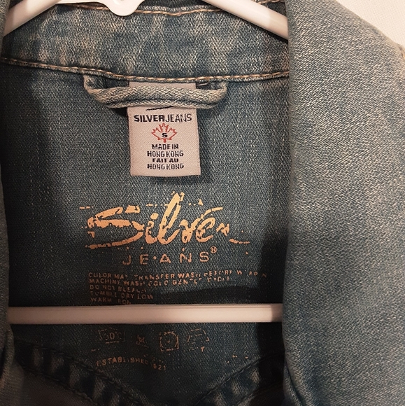 Silver Jeans jacket, small - Picture 2 of 5
